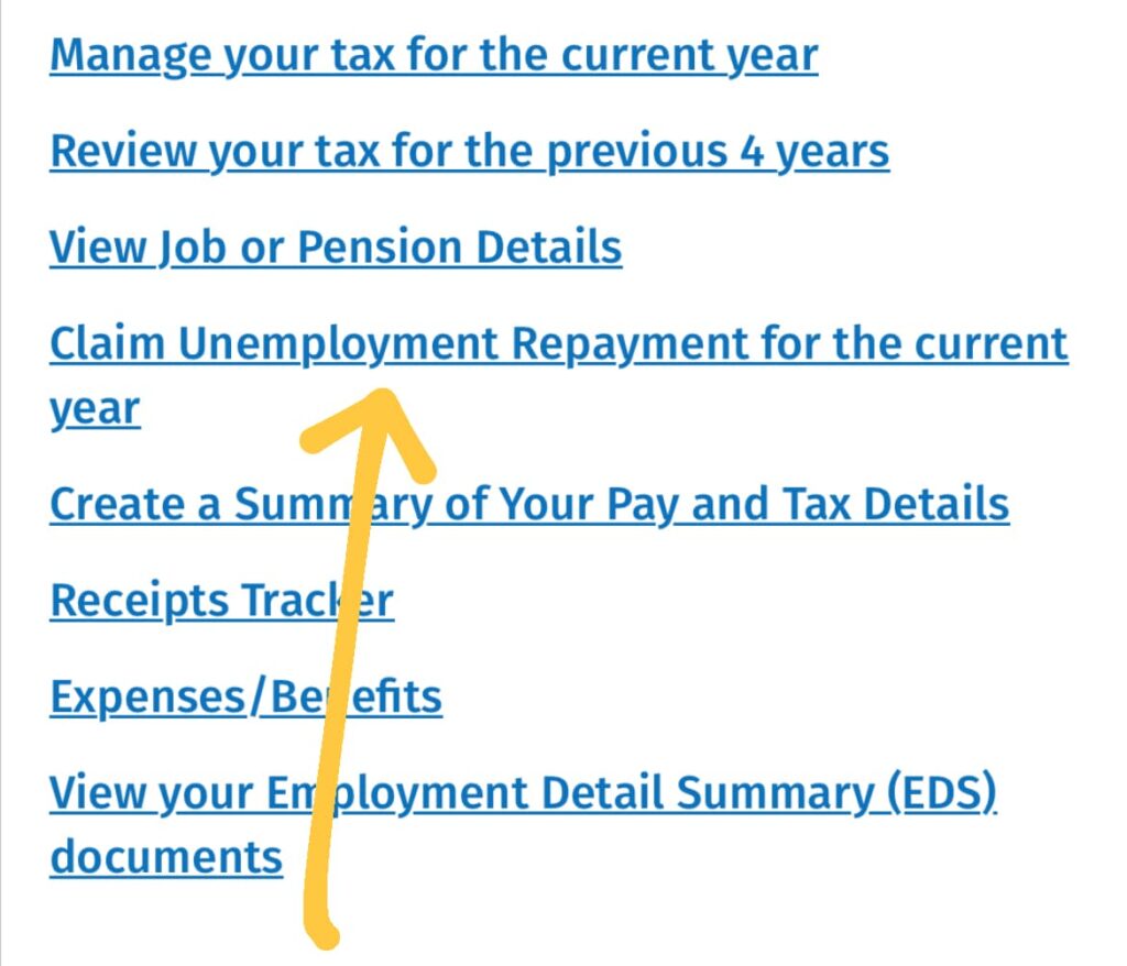 unemployment repayment